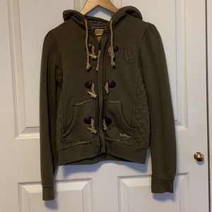 BILLABONG Long Sleeve Zip-up Sweater